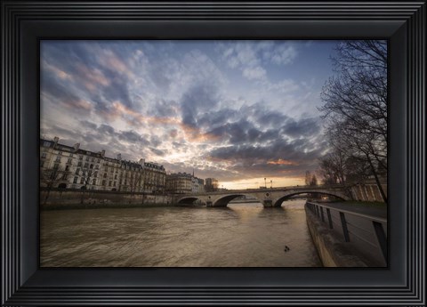 Framed Paris, End Of A Day Print