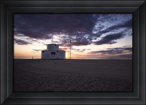 Framed Poste De Secours Print