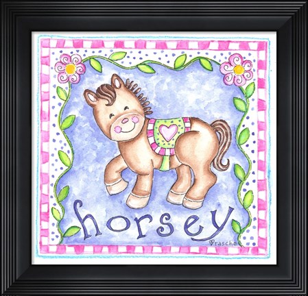 Framed Horsey Print