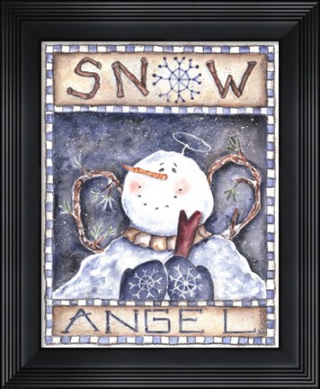 Framed Snow Angel Print