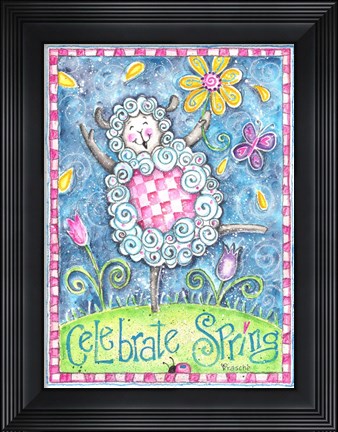 Framed Celebrate Spring Print