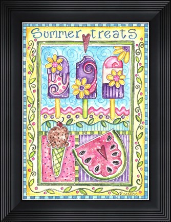 Framed Summer Treats Print