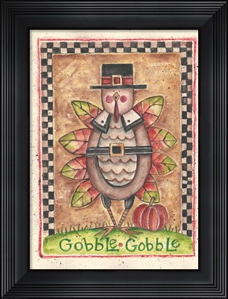 Framed Gobble Gobble Print