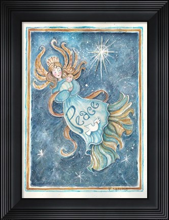 Framed Peace Angel Print