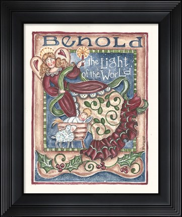 Framed Behold Print