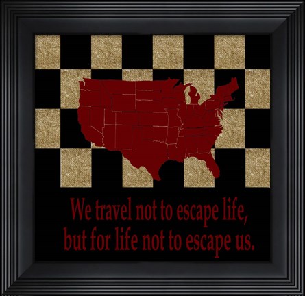 Framed Escape Print