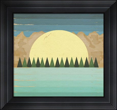 Framed Scenic View Print