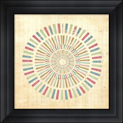 Framed Color Burst Print