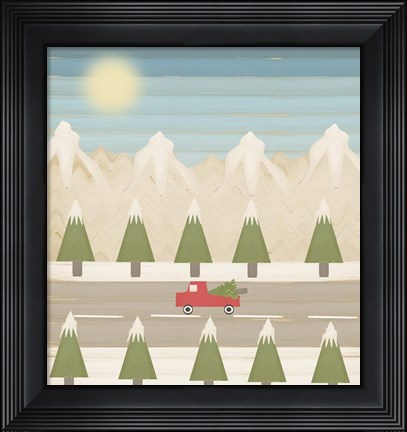 Framed Winter Days Version 2 Print