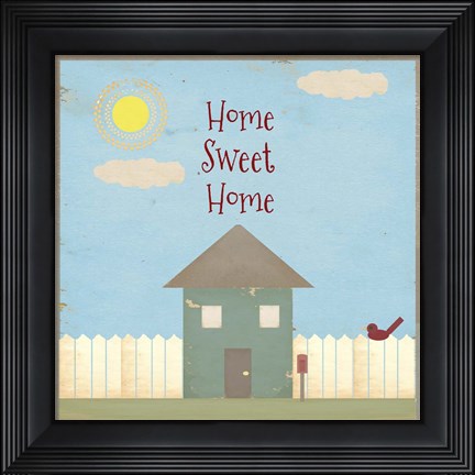 Framed Home Sweet Home Print