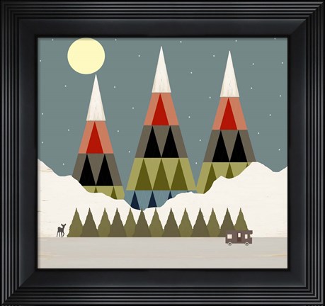 Framed Evening Ride Print