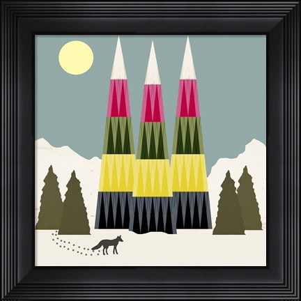 Framed Clever One Print