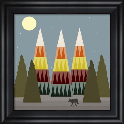 Framed Hunter Print