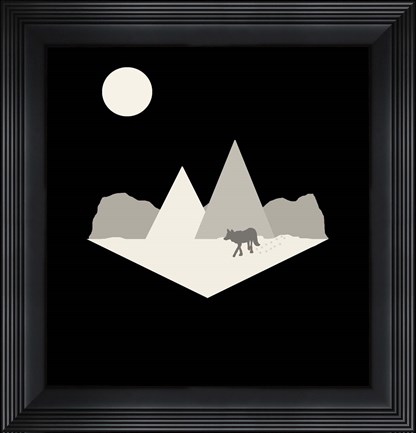 Framed On the Prowl Print