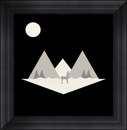 Framed Snowday Print