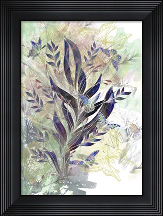 Framed Flutter of Butterflies Print