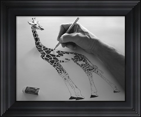 Framed Pain In The Neck Print