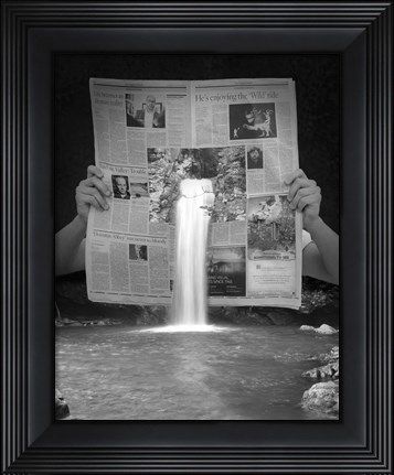 Framed Breaking News Print