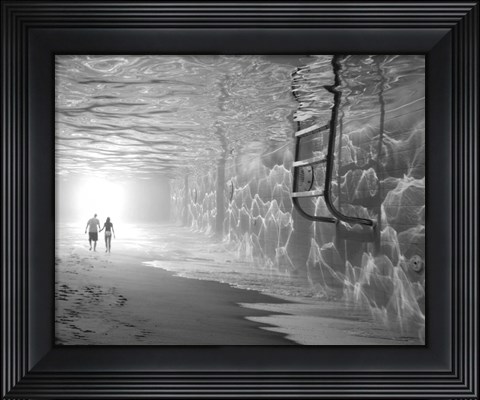 Framed Sunbathing Print