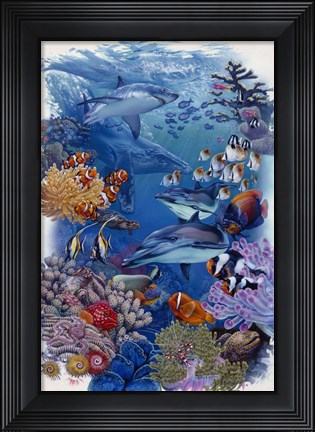 Framed Reef Print