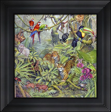 Framed Jungle Print