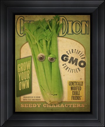 Framed Celery Pack Print