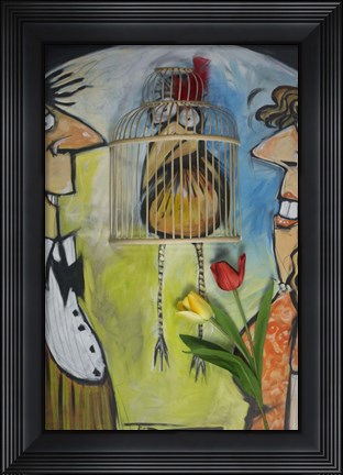 Framed Douglas Doris Bird Print