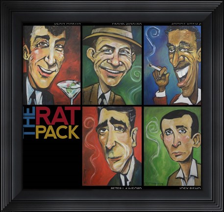 Framed Rat Pack Print