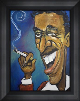 Framed Sammy Davis Jr. Print