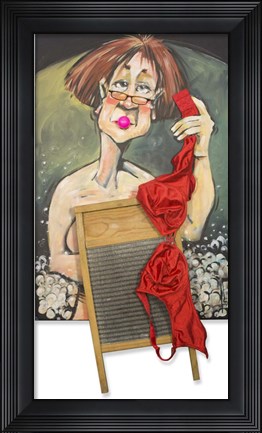 Framed Bubbles Print