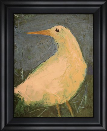 Framed Beach Bird Sans Tail Print