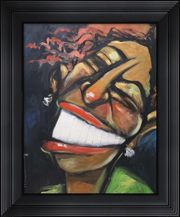 Framed Jazz Singer Print