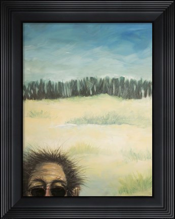 Framed Harveys Failed Beach Selfie Print