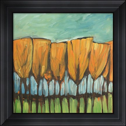 Framed Autumn Leaves Print