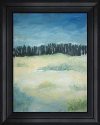 Framed Europe Bay Beach Print