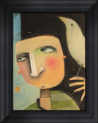 Framed Entertaining The Muse Print