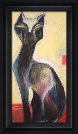 Framed Le Chat Print