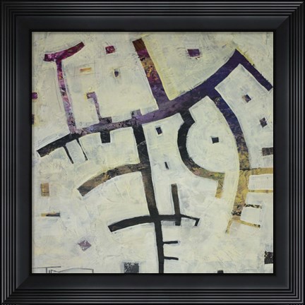 Framed Pirate Map Print