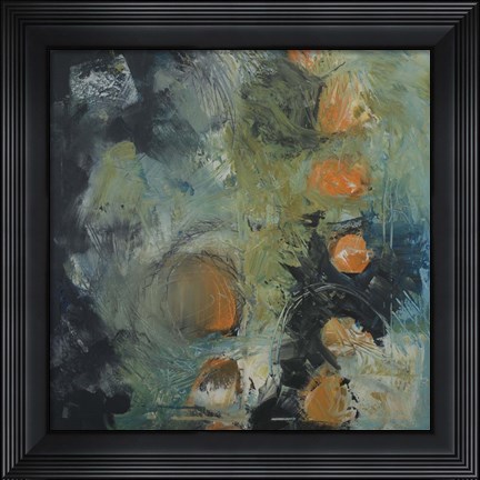 Framed Rain On Windshield Print