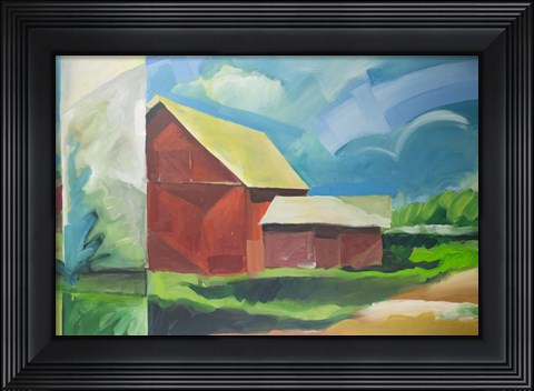Framed Farmscape Print