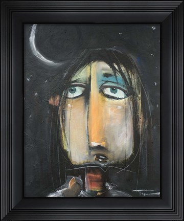 Framed Mel By Moonlight Print