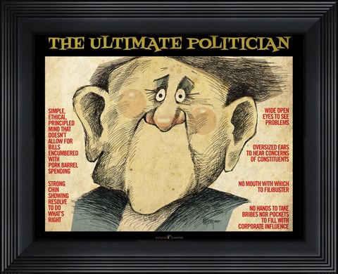 Framed Ultimate Politician Print