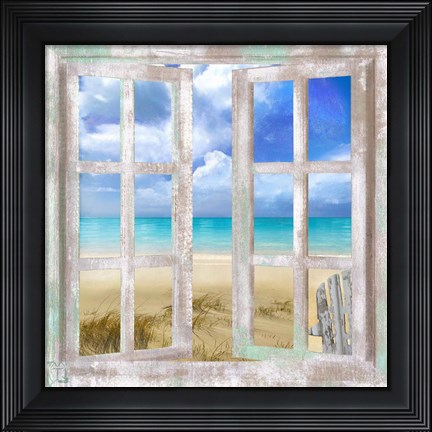 Framed Caribbean Cottage Print