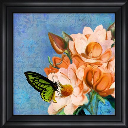 Framed Periwinkle Print