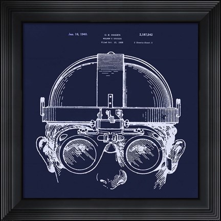 Framed Welders Goggles 2 Print