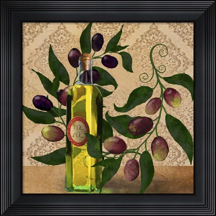 Framed l&#39;Olio d&#39;Oliva Print