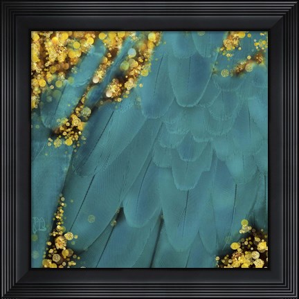 Framed Mid-Summer Magik Deep Teal Print