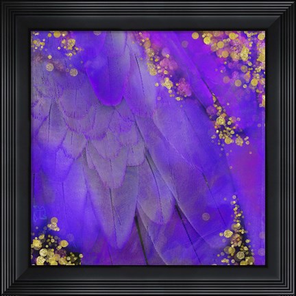 Framed Mid-Summer Magik Purple Print