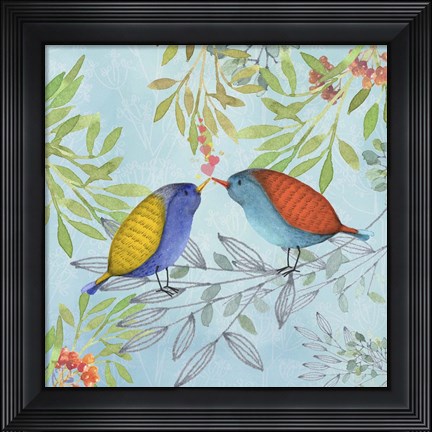 Framed Morning Kiss Print