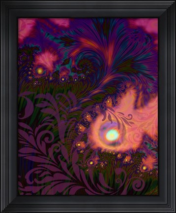 Framed Tahitian Sunset Print